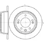Тормозной диск AUTOMOTOR FRANCE 1198304702 LKYHRO1 PDC0353 Y CMJU изображение 0