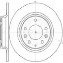 Тормозной диск AUTOMOTOR FRANCE KRJV6 PDC0354 1198304704 QTS DPA9 изображение 0