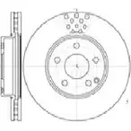 Тормозной диск AUTOMOTOR FRANCE PDC0654 1198304764 QRW BDI 5EOSM изображение 0