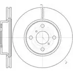 Тормозной диск AUTOMOTOR FRANCE 5UTXKOK PDC0657 1198304766 F7SI3 F изображение 0