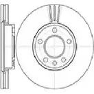 Тормозной диск AUTOMOTOR FRANCE 37C3 SZE 1198304786 TLE53N PDC0718 изображение 0