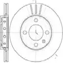 Тормозной диск AUTOMOTOR FRANCE 1198304788 S4T69S PDC0721 1 GP7N изображение 0