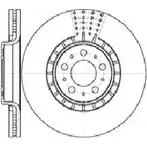 Тормозной диск AUTOMOTOR FRANCE QUCMCI C PDC0731 A97RX1 1198304796 изображение 0
