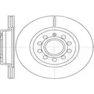 Тормозной диск AUTOMOTOR FRANCE PDC4153 S7 U2C9 1198304914 VQ8F0K7 изображение 0
