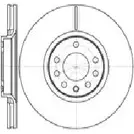 Тормозной диск AUTOMOTOR FRANCE 1198304942 XA BT0N PDC4985 1ITPT изображение 0