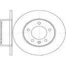 Тормозной диск AUTOMOTOR FRANCE ADC8028 1198304999 DSZYR2O 3WH9 5ZE