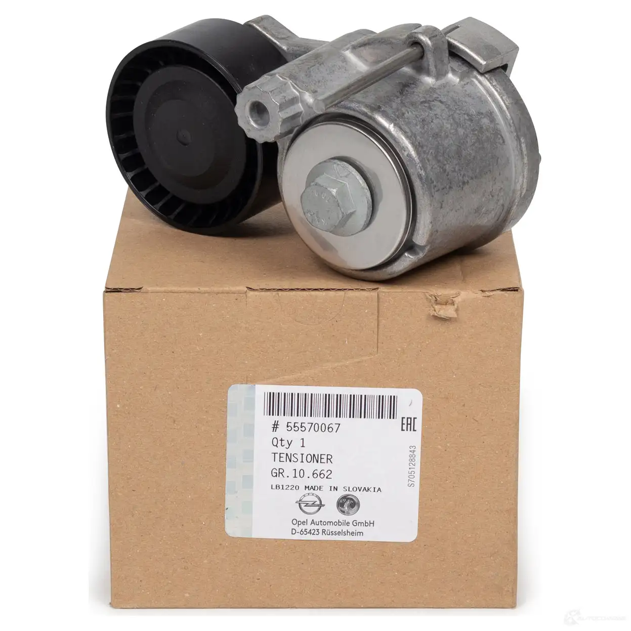 Оригинальный натяжитель приводного ремня Astra J K Insignia A B Mokka 1,6 CDTi OPEL OE34E 4 55570067 1422974135 - Изображение 1