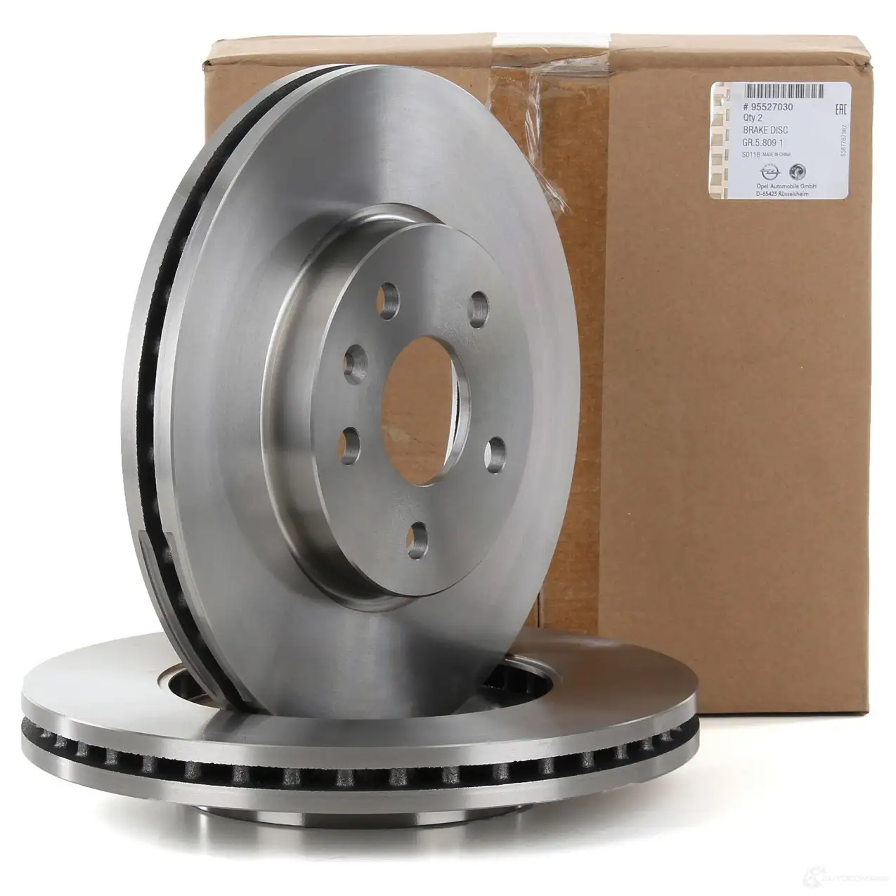 Оригинальный передний Тормозной диск ASTRA J POC J67 OPEL NZ 6J1 1425273186 95527030 - Изображение 1