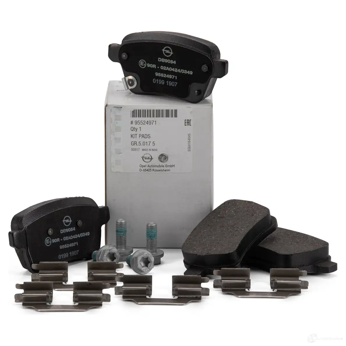 Тормозные колодки, дисковые, комплект OPEL 1425221444 95524971 N65 WSE изображение 0