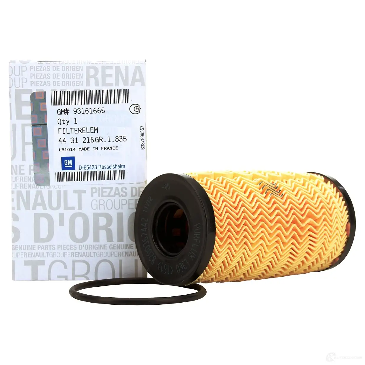 Оригинальный масляный фильтр MOVANO 2,5 CDTI VIVARO 2,0 CDTI 2,5 CDTI OPEL 93161665 1424015289 JMS5 8L - Изображение 1
