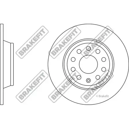 Тормозной диск APEC BRAKING 0O2XG DK6116 1198314246 MXBY H7F