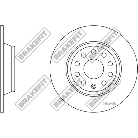 Тормозной диск APEC BRAKING 3 5YEO 7C4I8FT 1198314247 DK6152