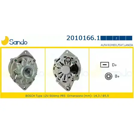 Генератор SANDO 4MN09 AL 2010166.1 UJBOMS3 1198316701