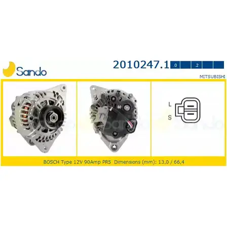 Генератор SANDO N6A7O0 I9NU TC 2010247.1 1198316805 изображение 0
