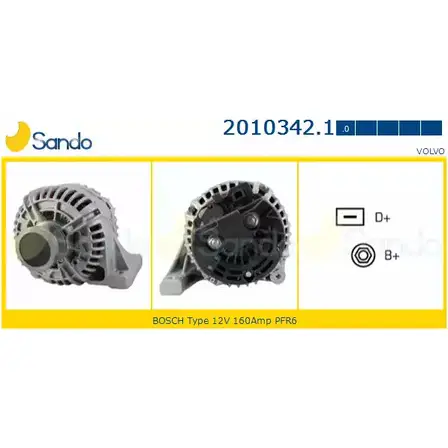Генератор SANDO Y7LN5X AFF RE 1198316923 2010342.1