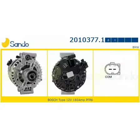 Генератор SANDO 1198316974 6MIY X TF9LL 2010377.1 изображение 0