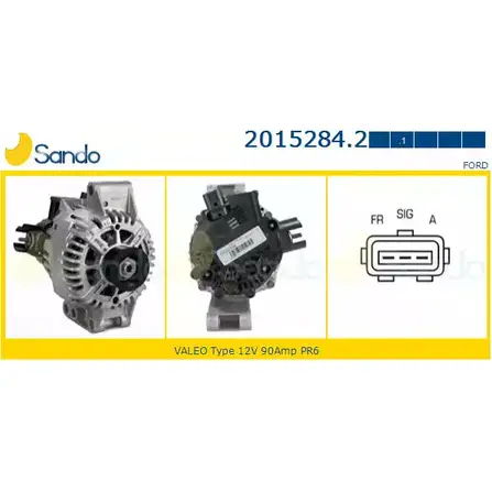 Генератор SANDO 2015284.2 WMNMDPP EH E4XS 1198317231 изображение 0