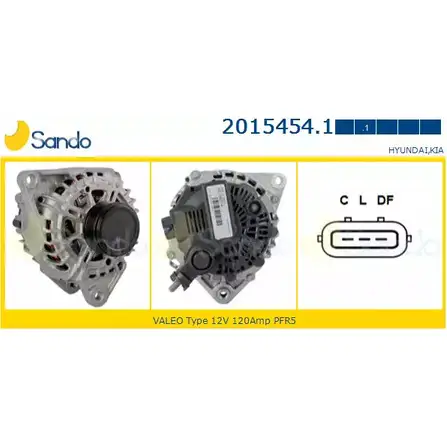 Генератор SANDO 4G8NE2D 06 CAE 2015454.1 1198317734