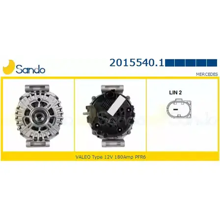 Генератор SANDO TDI0SCX 2015540.1 L4 68S 1198317743