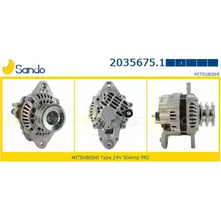 Генератор SANDO 1198318382 TA IVSOC 2035675.1 UQFGA4K изображение 0