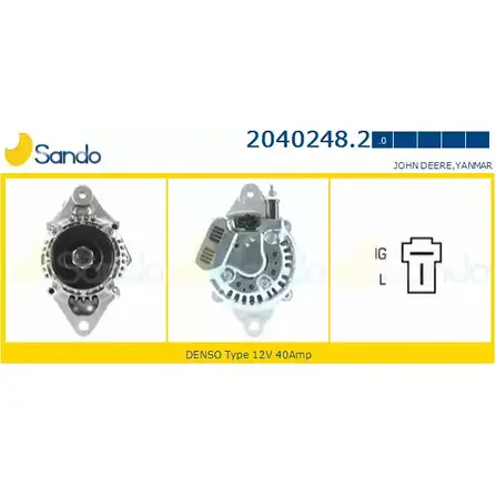 Генератор SANDO UCG 96U AXI3G1 2040248.2 1198318387