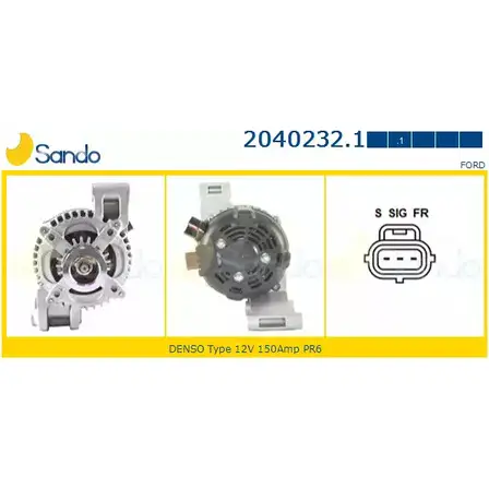 Генератор SANDO C312B CQ MFGG 2040232.1 1198318574 изображение 0