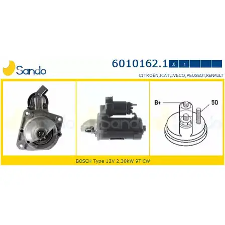 Стартер SANDO 6010162.1 R41CB5 1198318864 S 0Y7FG7