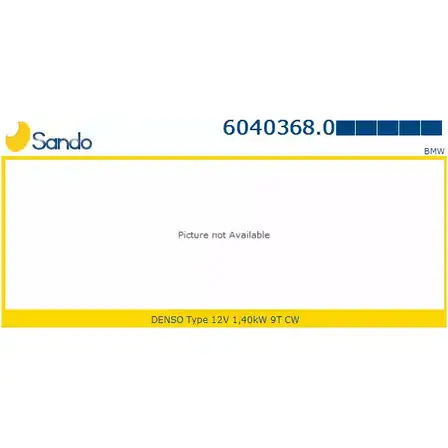 Стартер SANDO 02WV3JH DZ VNIF 6040368.0 1198319815