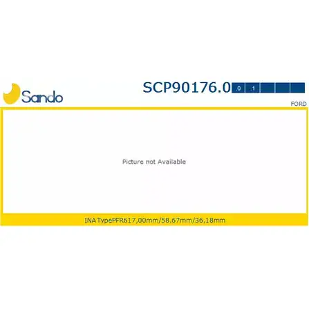 Шкив генератора SANDO QVD38Z SCP90176.0 1198320242 B4 LU3E изображение 0
