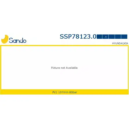 Гидроусилитель, насос гур SANDO SSP78123.0 1198320415 E6DNP0B 9T UET изображение 0