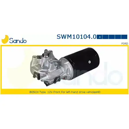Мотор стеклоочистителя SANDO 1198320424 G3TBQ31 1 8MXBKF SWM10104.0 изображение 0