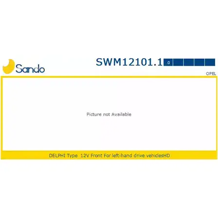 Мотор стеклоочистителя SANDO AYS 6MET SWM12101.1 1198320435 PNXL6H7 изображение 0