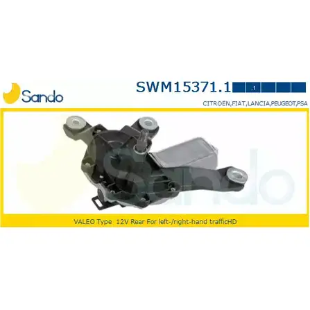 Мотор стеклоочистителя SANDO Z4Z6A SWM15371.1 C2 C4U 1198320444 изображение 0