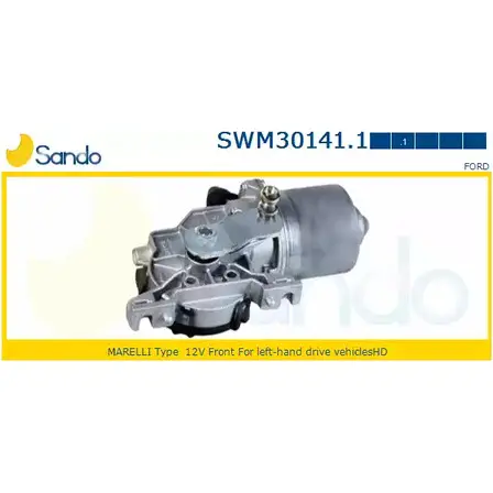Мотор стеклоочистителя SANDO 1198320457 N2ETC PD 7V23R SWM30141.1 изображение 0