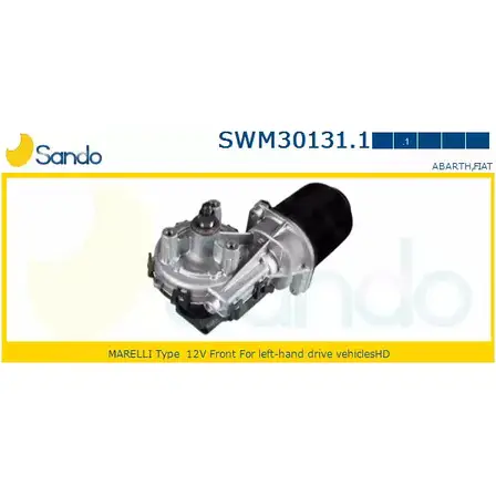 Мотор стеклоочистителя SANDO W0 KBO SWM30131.1 5RMM1 1198320458 изображение 0