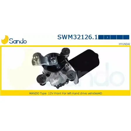 Мотор стеклоочистителя SANDO 1198320462 SWM32126.1 IOPPA FS E8N9 изображение 0