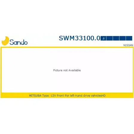 Мотор стеклоочистителя SANDO EY966Q SWM33100.0 WEG S5D 1198320468 изображение 0
