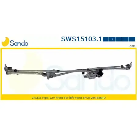 Система очистки окон SANDO SWS15103.1 1198320476 P3KIT AM 8ZQ8O