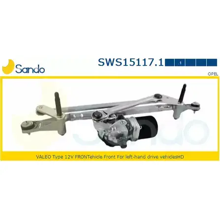Система очистки окон SANDO EK32OF 9 SWS15117.1 1198320478 PVSSSD5 изображение 0