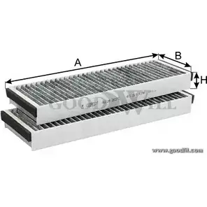 Салонный фильтр GOODWILL AG 128/1 2K CFC UBMDZ9X N9U BK0H 1198331870