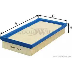 Воздушный фильтр GOODWILL 1198331915 N3 T0RQ CQ8IU AG 216