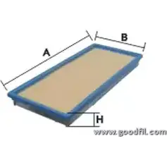 Воздушный фильтр GOODWILL BW8VE AG 598/1 KQT7 EB4 1198332032