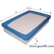 Воздушный фильтр GOODWILL AG 612/2 1198332040 2HWF21 A P02OY