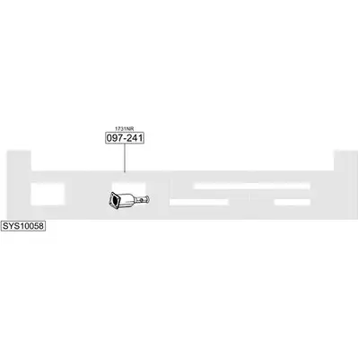 Система выпуска ОГ BOSAL 1200047086 Y 1L7BR G84SZ SYS10058 изображение 0