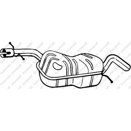 Резонатор BOSAL Z76UV1 9 1200137051 3351642335492 233-549