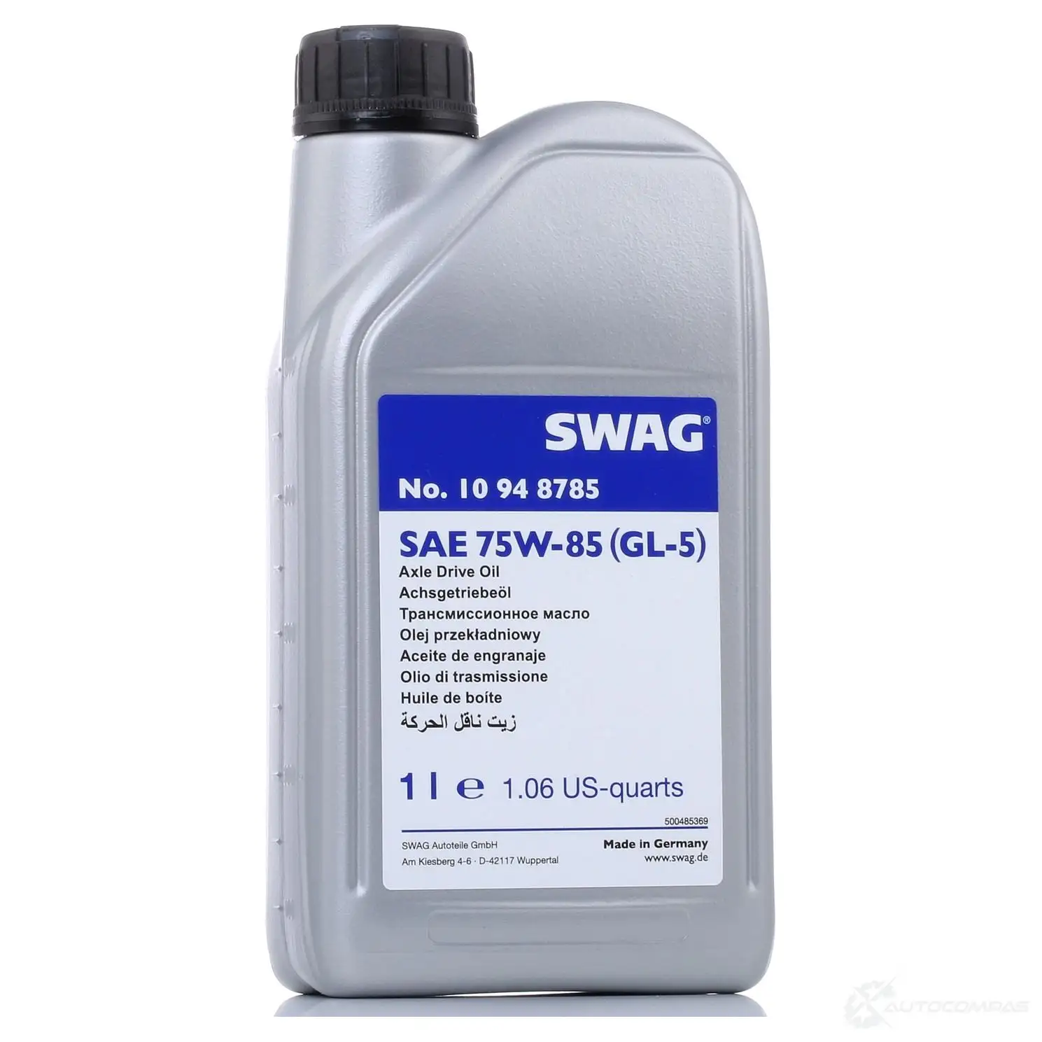 Масло в АКПП SWAG 75W-85 1434116 BMW Hypoid Axle Oil G1 10 94 8785 изображение 0