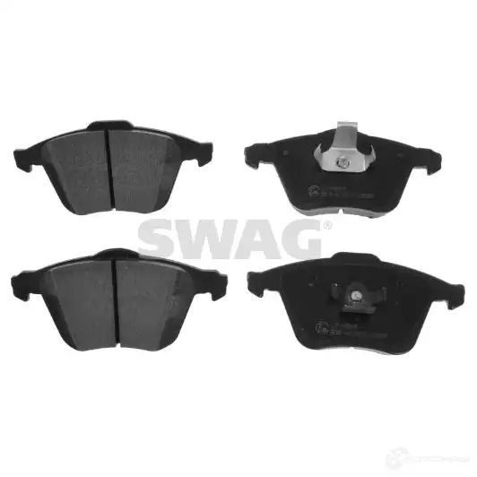 Тормозные колодки дисковые, комплект SWAG 55 11 6212 4054228502071 1446457 DE K3KV