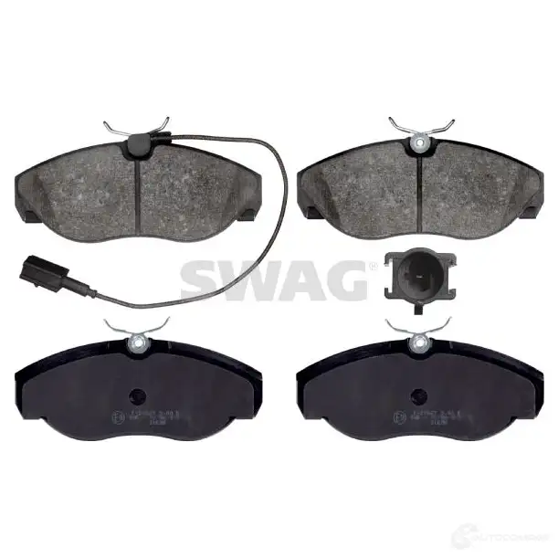Тормозные колодки дисковые, комплект SWAG 70 91 6391 O8QA548 1450815 2 3602