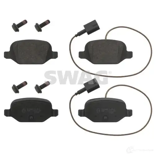 Тормозные колодки дисковые, комплект SWAG 70 91 6856 236 61 4BE4ZF 1450829