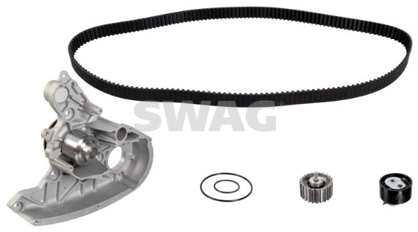 Комплект ремня ГРМ с помпой SWAG 1440646675 33 10 1675 SKCQ7 N